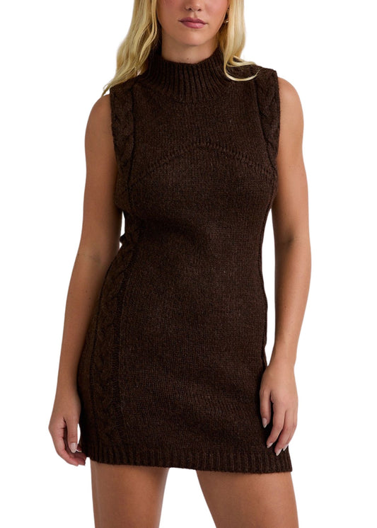 Kali Mini Sweater Dress-Dresses-Uniquities