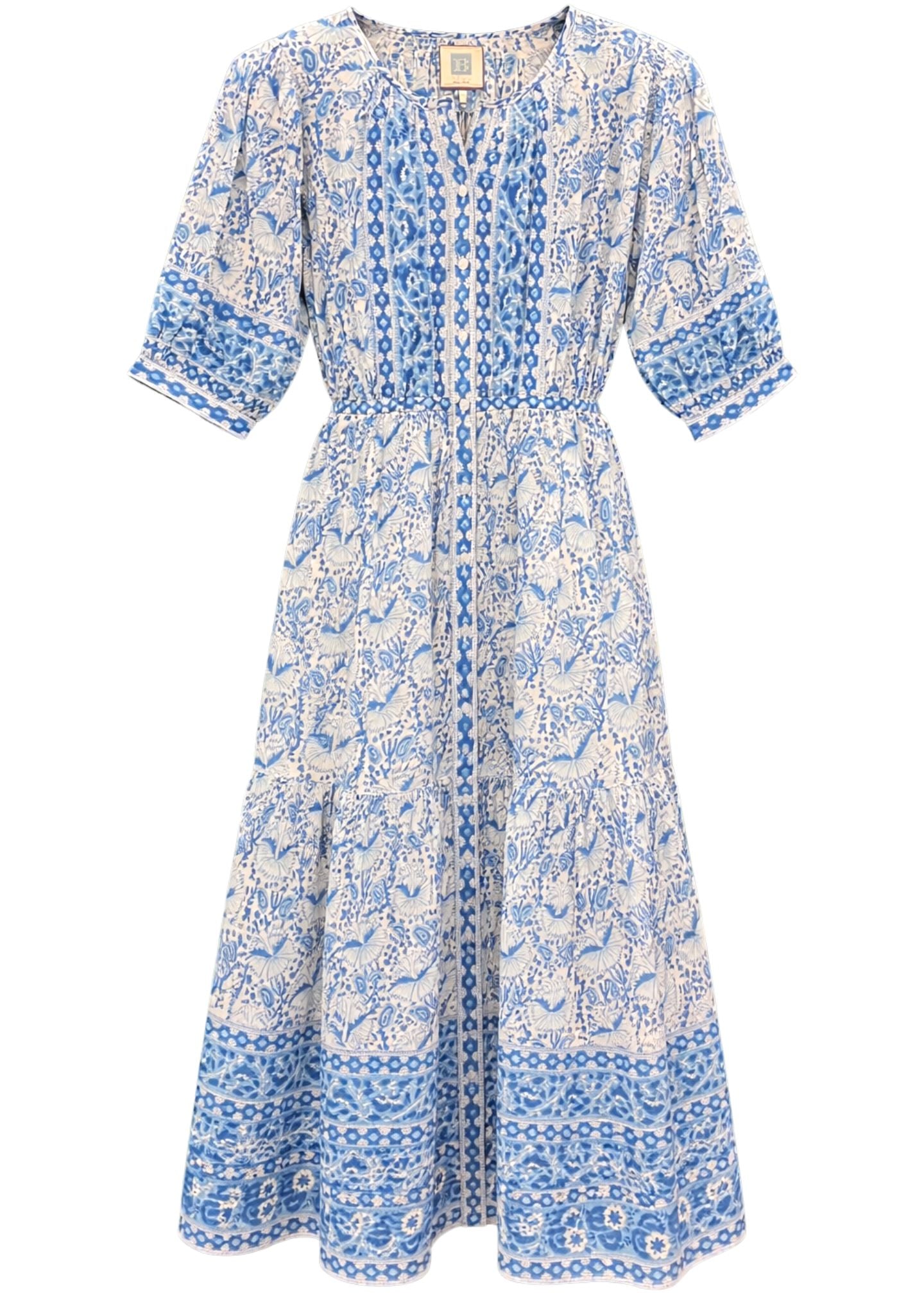 Rosie Midi Dress Xs / Blue