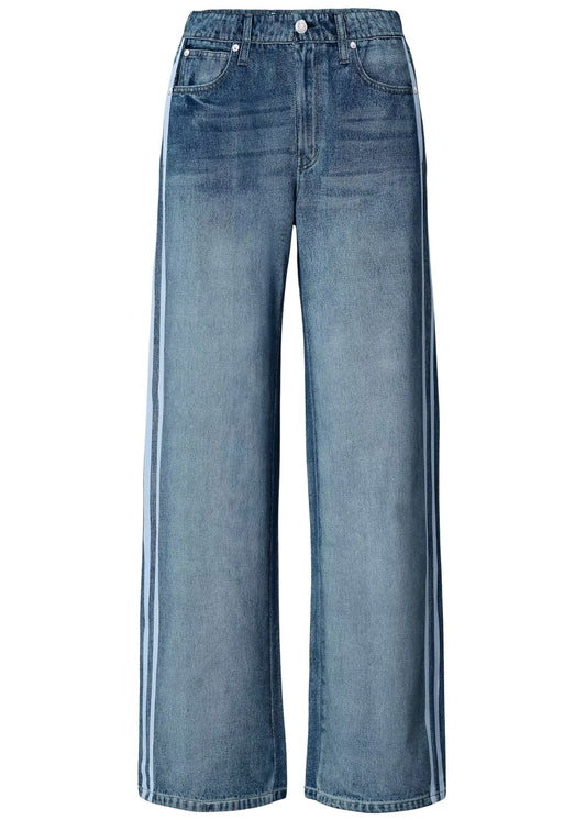 Miramar Terry Track Pant-Denim-Uniquities