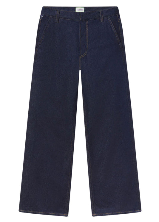 Annina Pocket Trouser 30"-Denim-Uniquities