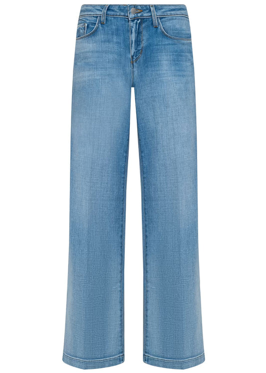 Joanne Low Rise Wide Leg Jeans-Denim-Uniquities