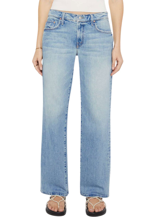 The Mid Rise Zip Rambler Skimp Jeans-Denim-Uniquities