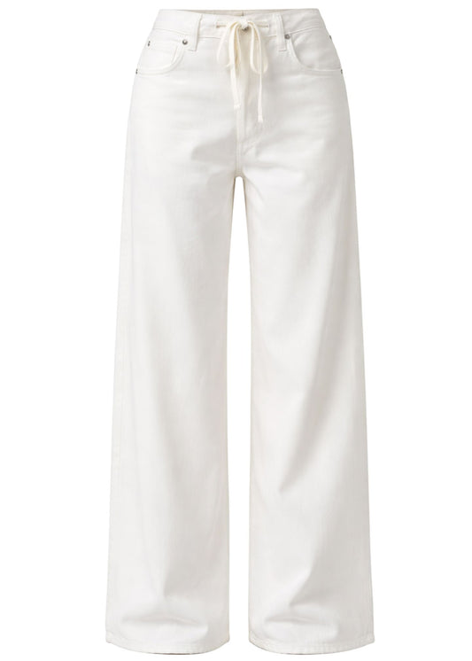 Brynn Drawstring Trouser-Denim-Uniquities