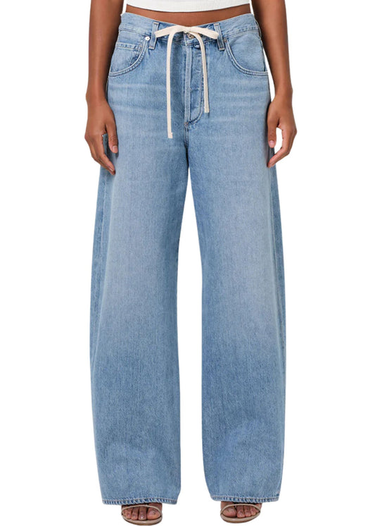 Petite Brynn Trouser-Denim-Uniquities