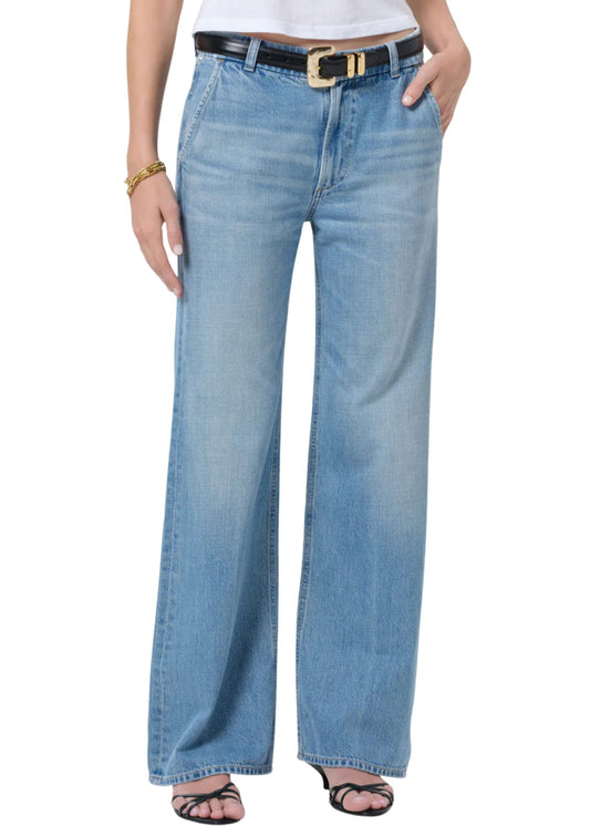 Annina Pocket Trouser 30" Jeans-Denim-Uniquities