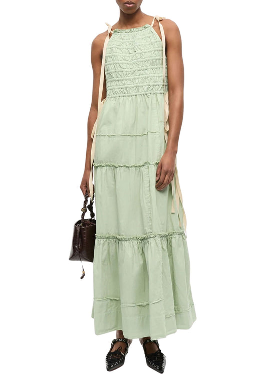 Patchwork Maxi Smock Slip Dres-Dresses-Uniquities