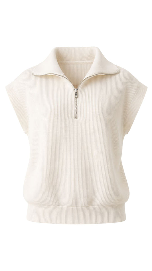 Paige Half Zip Sweater-Sweaters-Uniquities