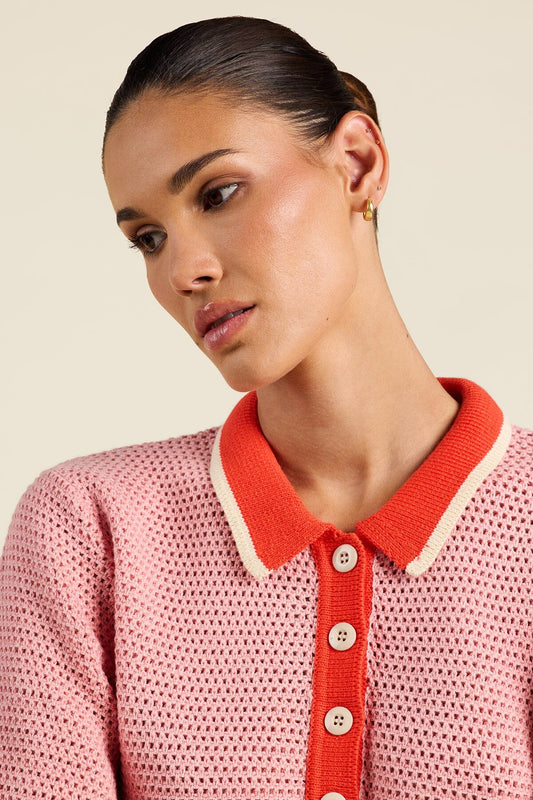 Amalia Polo-Tops/Blouses-Uniquities