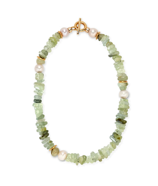 Mood Necklace In Prehnite-Jewelry-Uniquities
