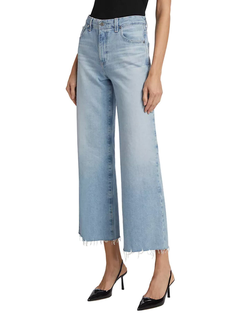 Saige Wide Leg Crop Jeans-Denim-Uniquities