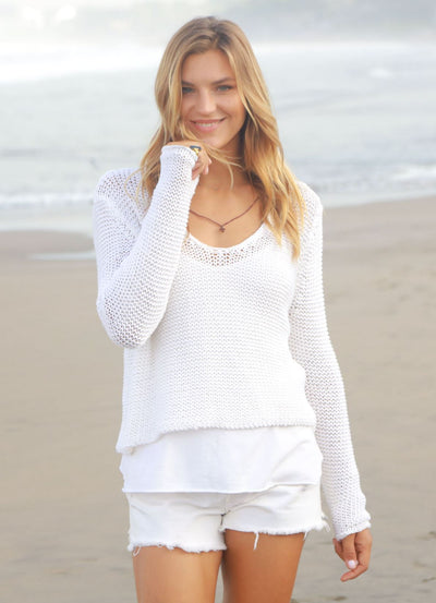 Cropped Maui V Cotton-Sweaters-Uniquities