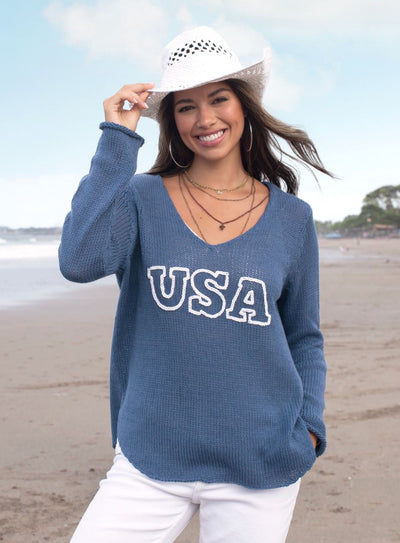 USA V Cotton-Sweaters-Uniquities