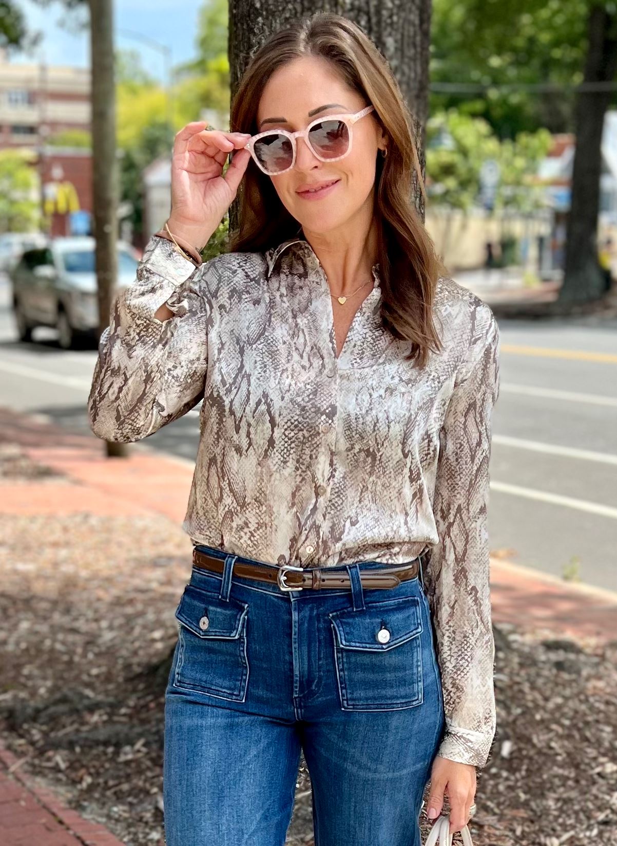 Kennedy Mini Patent Belt-Accessories-Uniquities