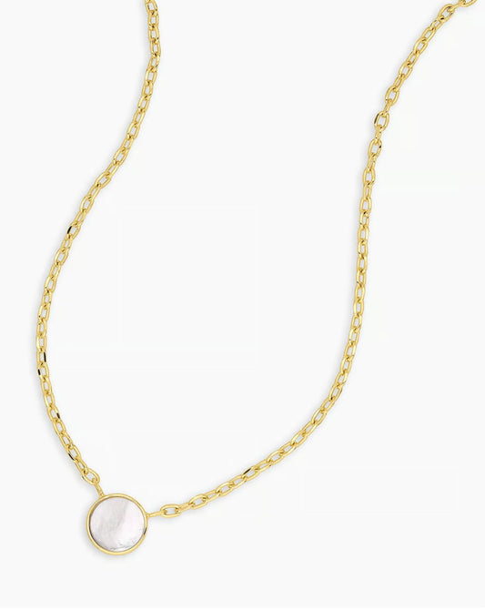 Rose Marble Coin Necklace-Jewelry-Uniquities