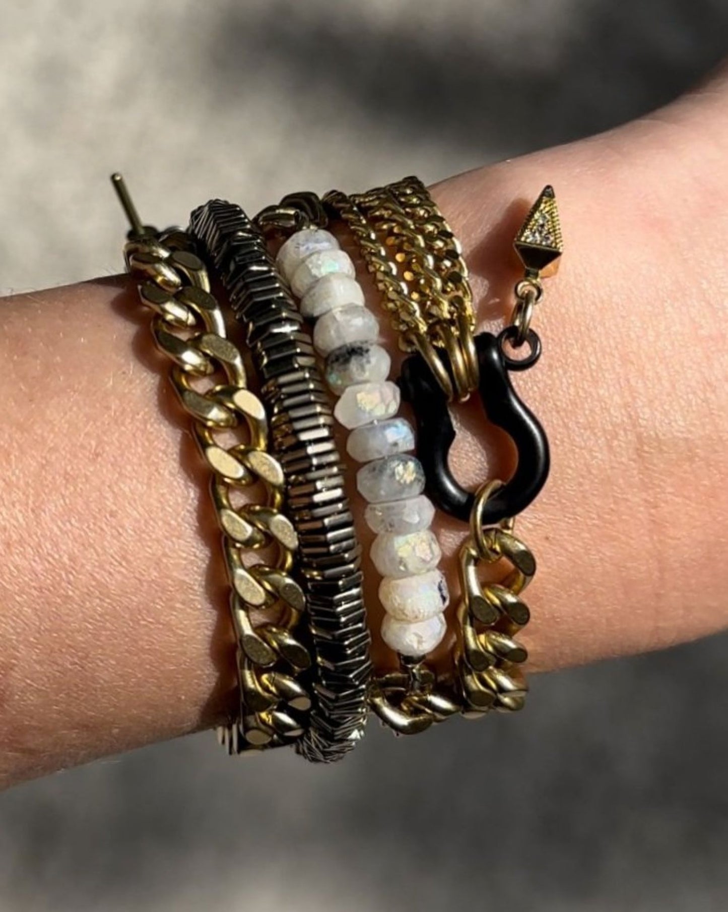 Remix Moonstone Bracelet-Jewelry-Uniquities