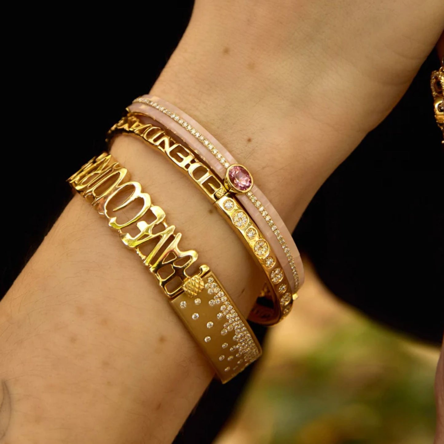 Stoned Love Bangle-Jewelry-Uniquities