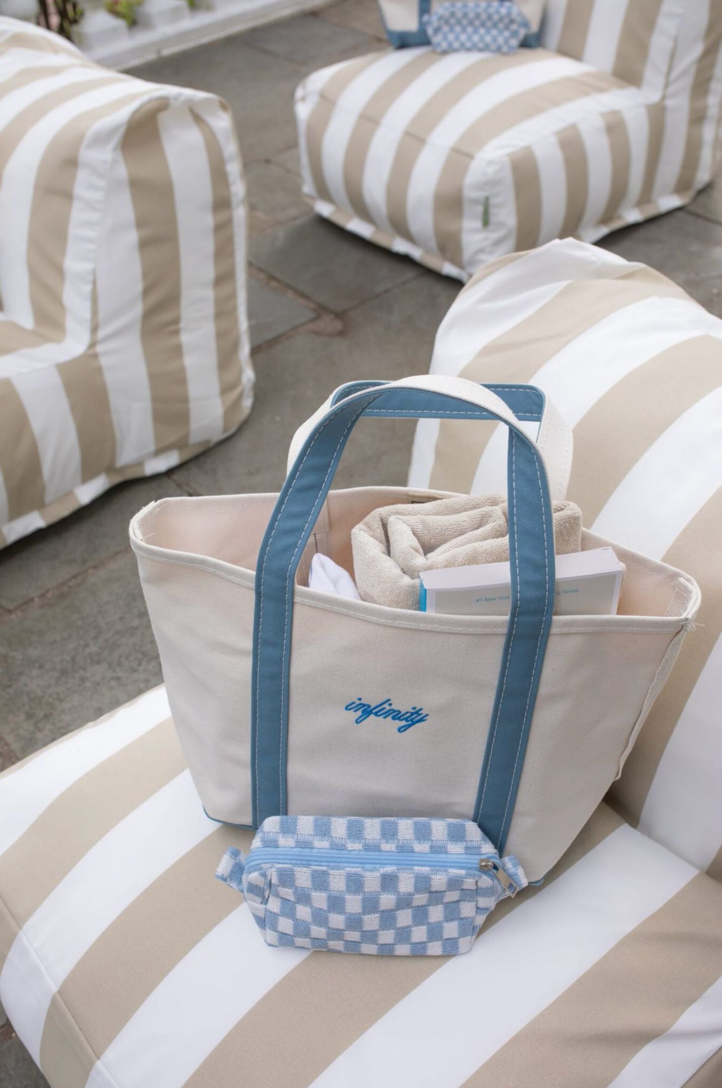 Everyday Tote Bag Baby Blue-Accessories-Uniquities