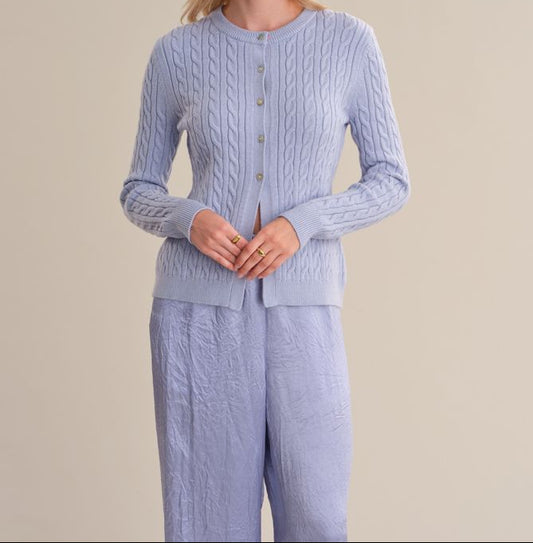 Juliette Cable Cardigan-Sweaters-Uniquities
