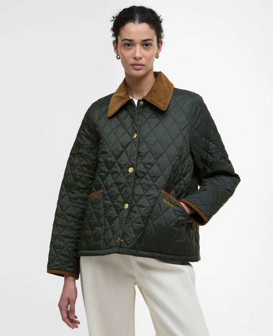 Cropped Liddesdale Quilted Jacket-Jackets-Uniquities