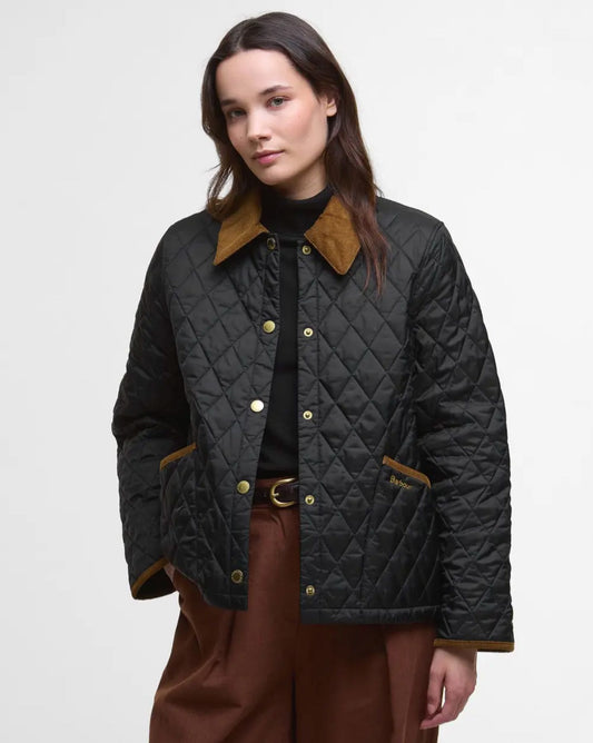 Cropped Liddesdale Quilted Jacket-Jackets-Uniquities