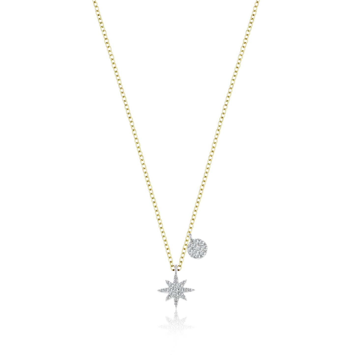 14k Starburst Necklace-Jewelry-Uniquities
