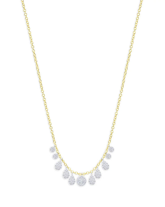 14k Multi Shaped Diamond Necklace-Jewelry-Uniquities