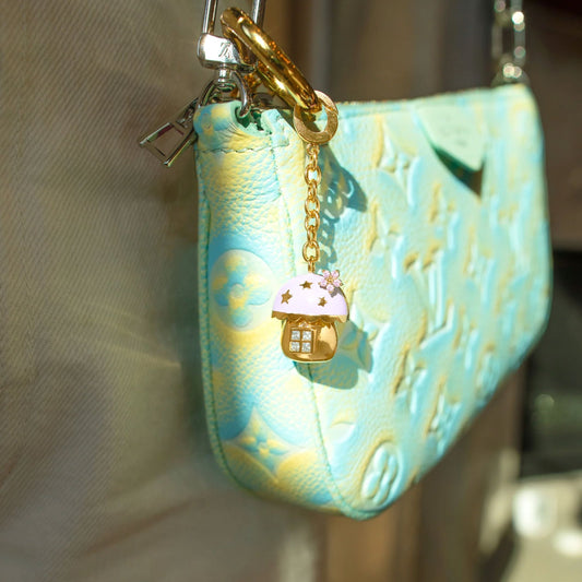 Shroom Cottage Bag Charm-Accessories-Uniquities