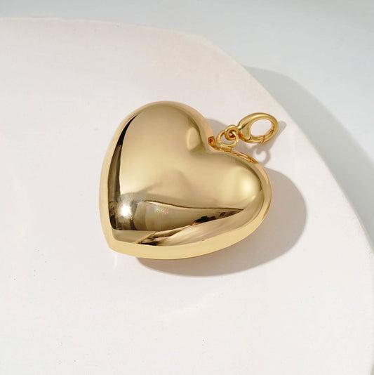 Heart Of Gold Bag Charm-Accessories-Uniquities