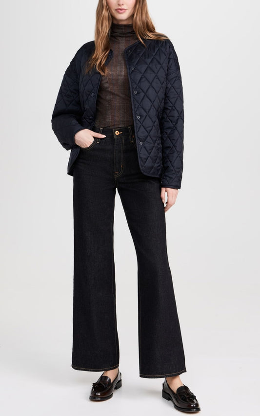 Shaw Paneled Long Sleeve Tee-Tops/Blouses-Uniquities