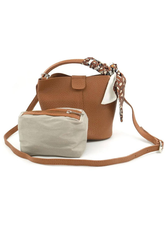 Bailey Scarf Bag Brown-Accessories-Uniquities
