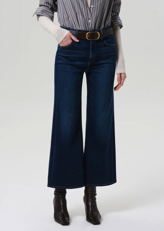 Lyra Wide Leg Crop Jeans in Dakota-Denim-Uniquities