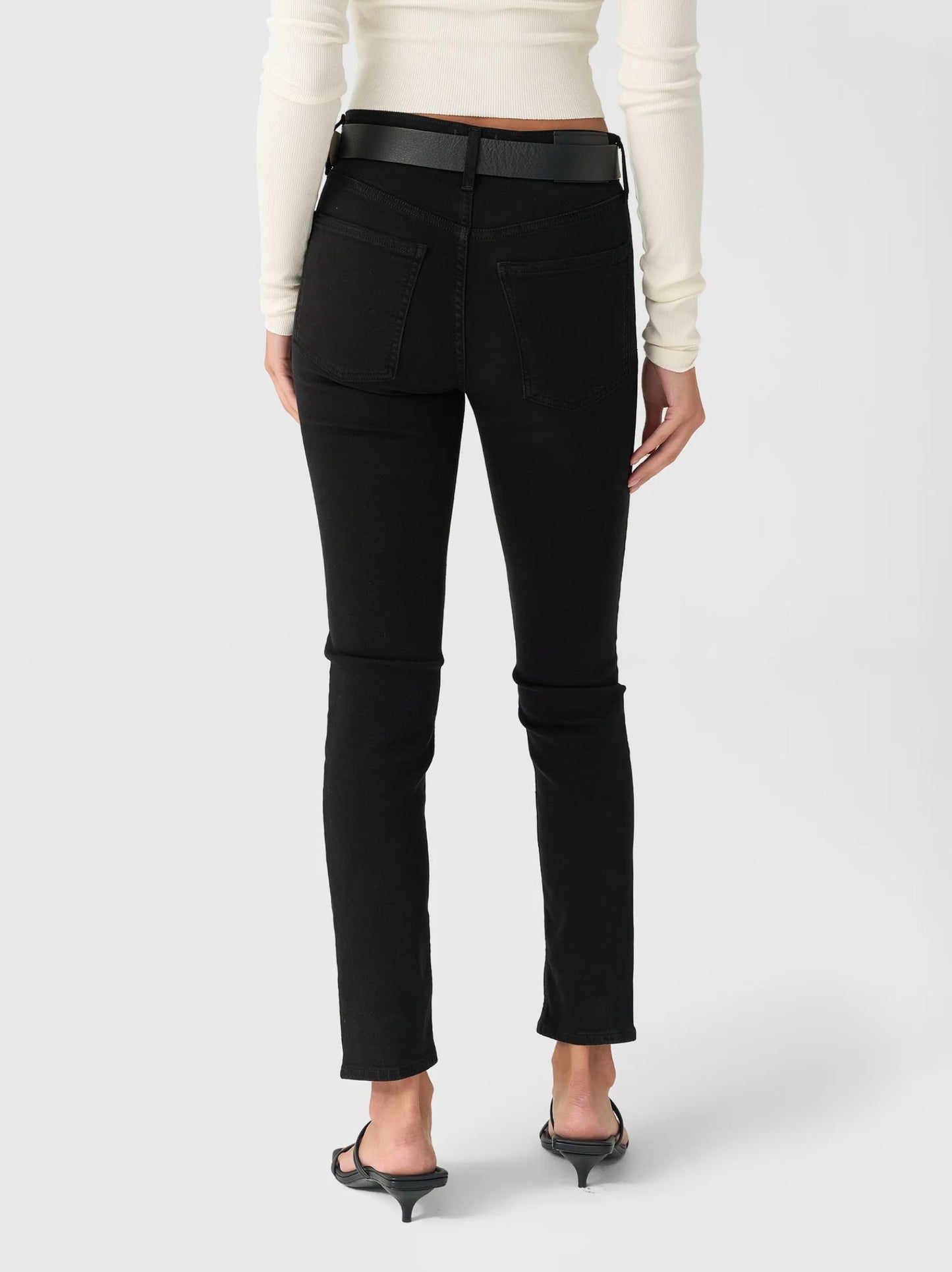 Isola Slim Jeans in Plush Black-Denim-Uniquities