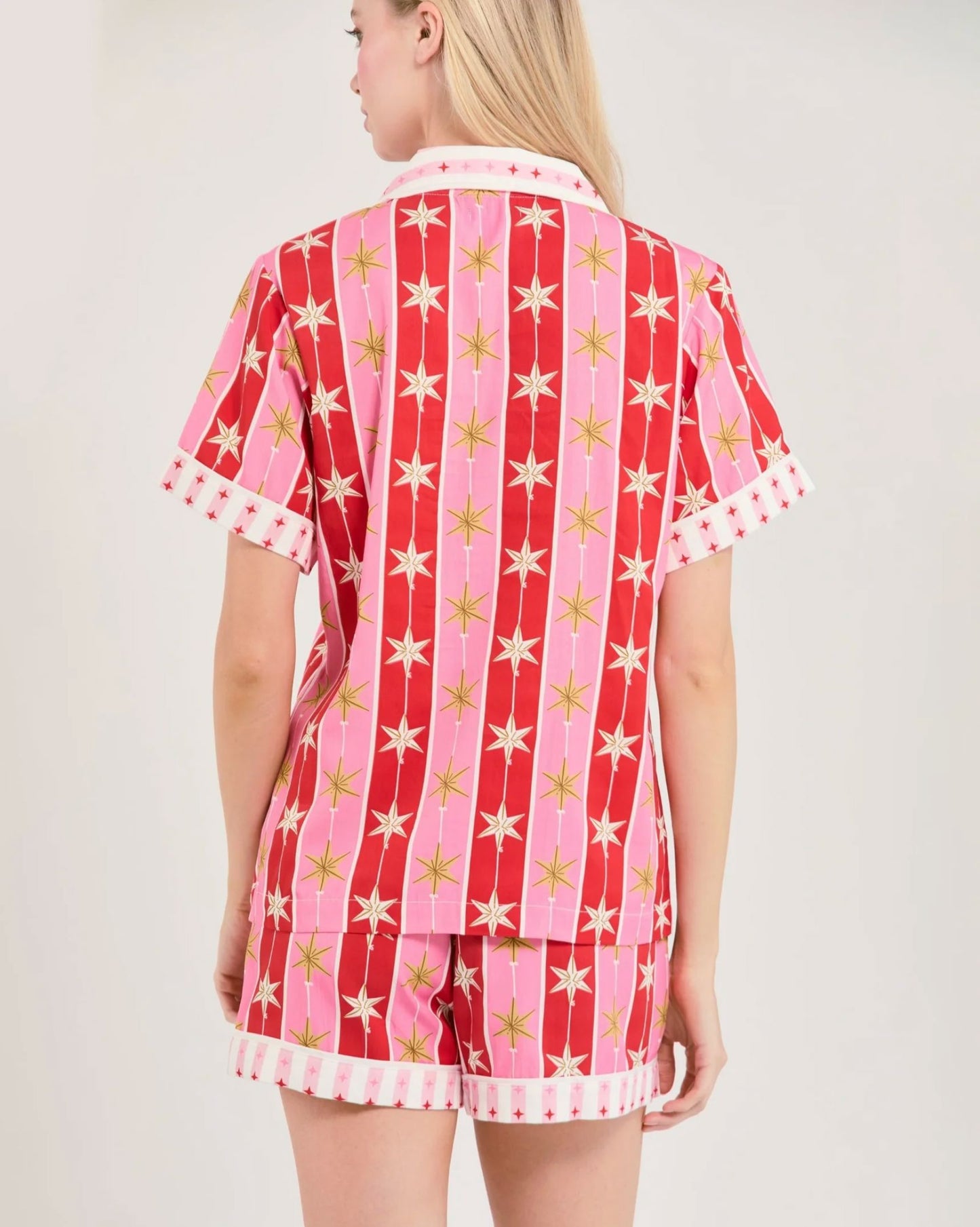 Holiday Stars Shorts Set-Lounge-Uniquities