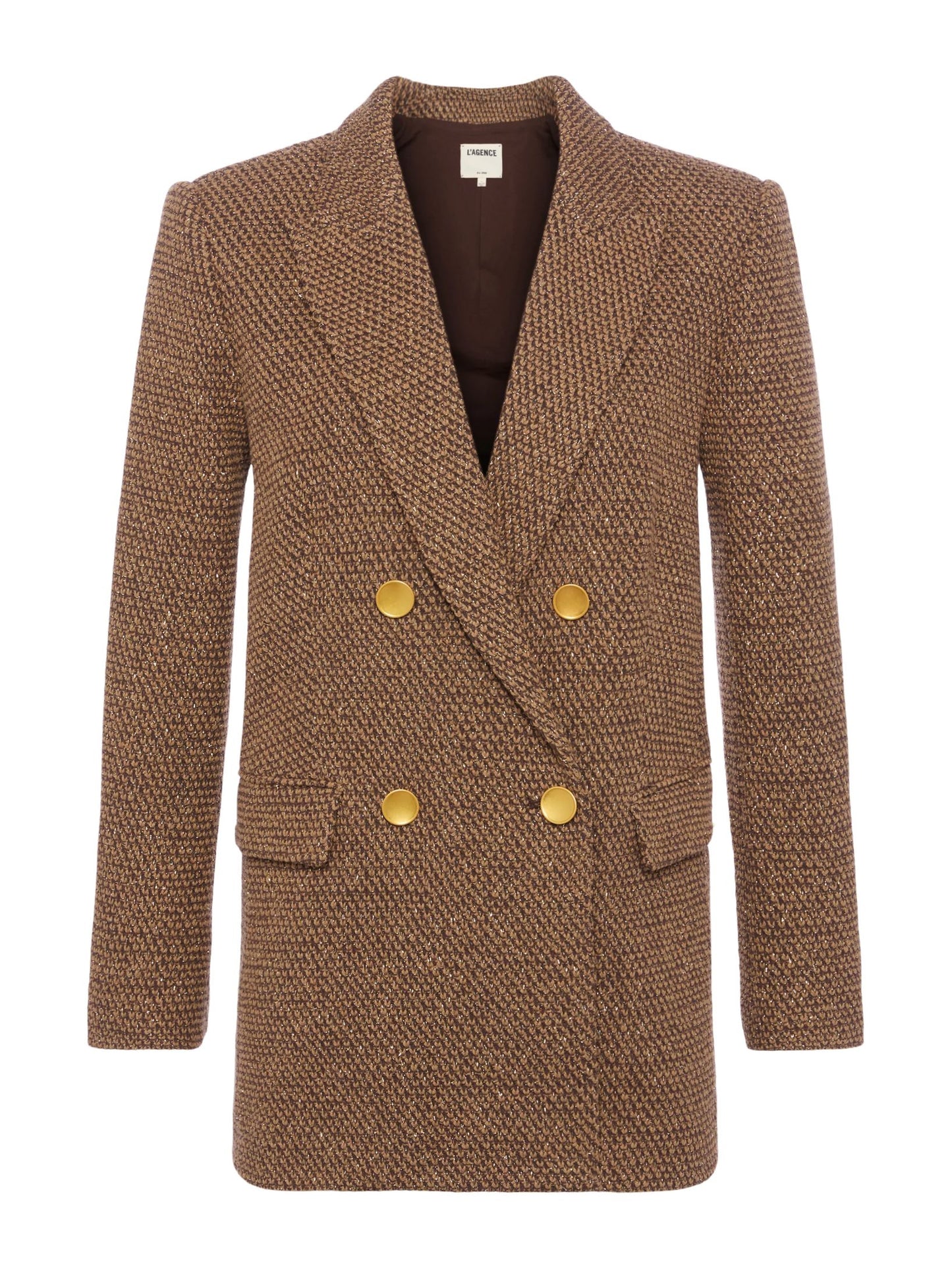 Riva Knit Double Breasted Blazer-Jackets-Uniquities
