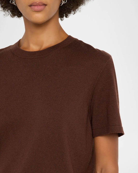 Cotton Cashmere Tee-Sweaters-Uniquities