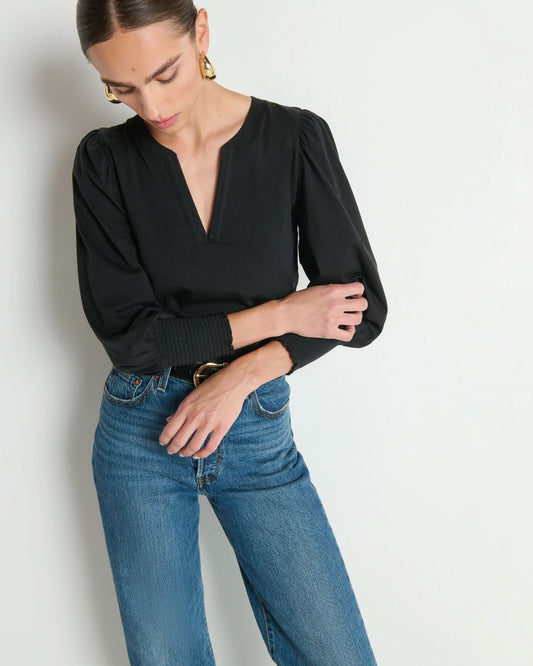 Flora Peasant Tee-Tops/Blouses-Uniquities