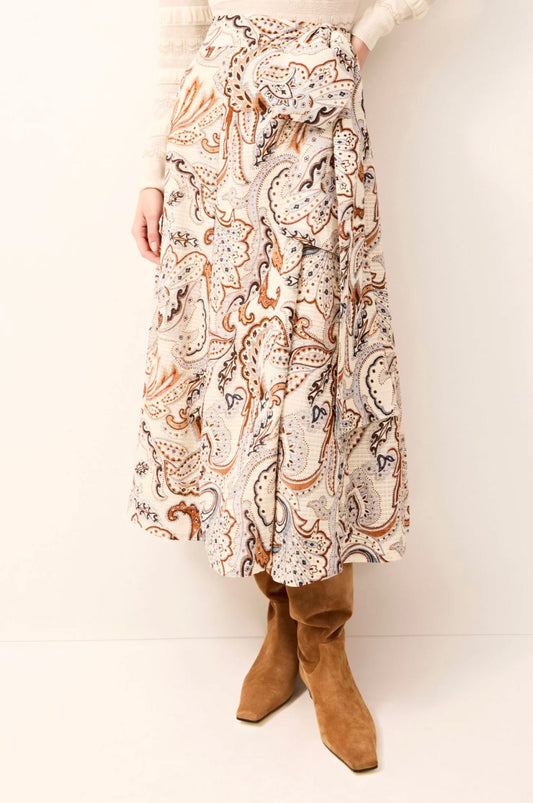 Estine Wrap Skirt-Bottoms-Uniquities