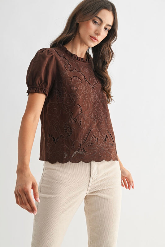 Carmen Embroidered Blouse-Tops/Blouses-Uniquities