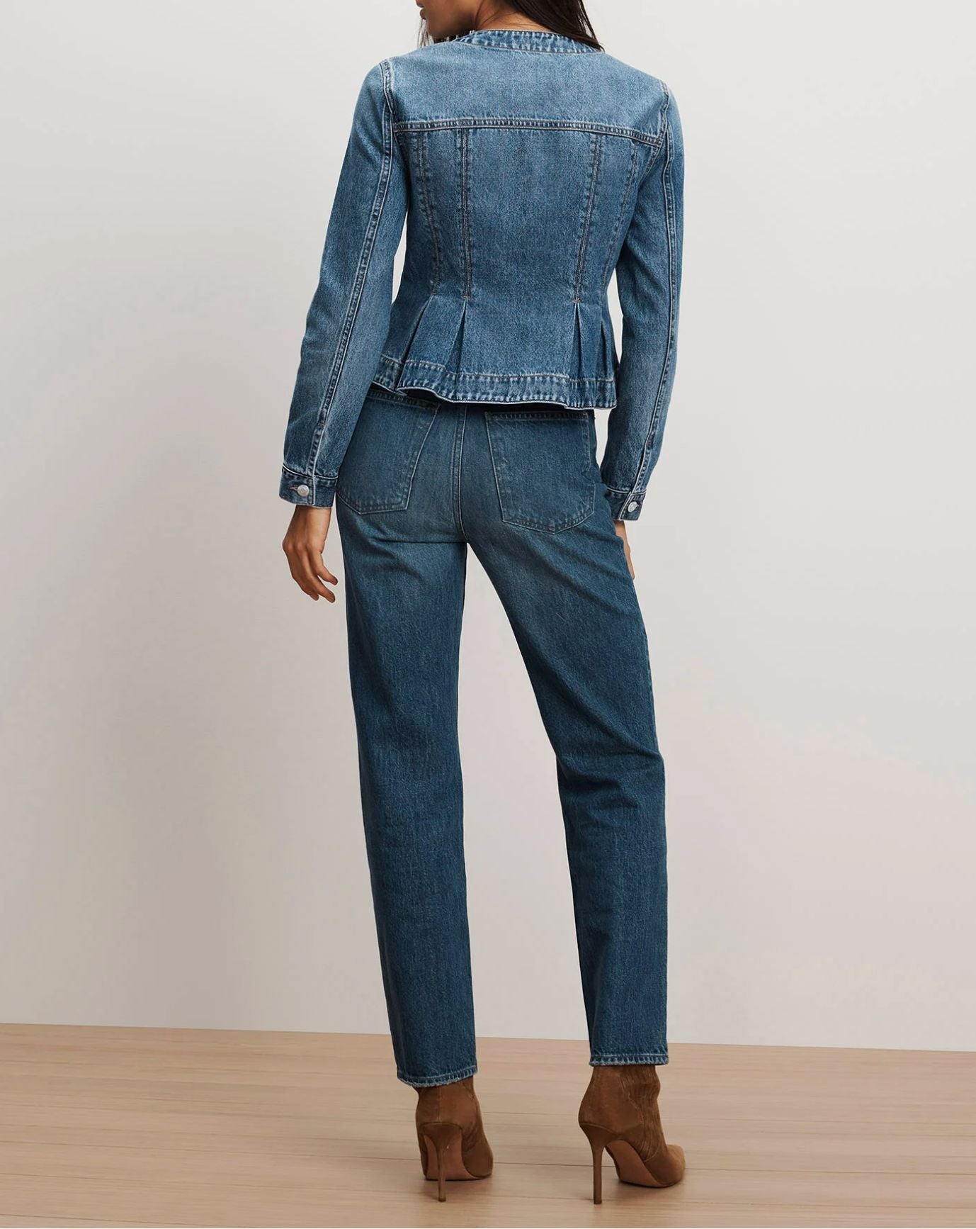 Zahara Peplum Jacket-Jackets-Uniquities