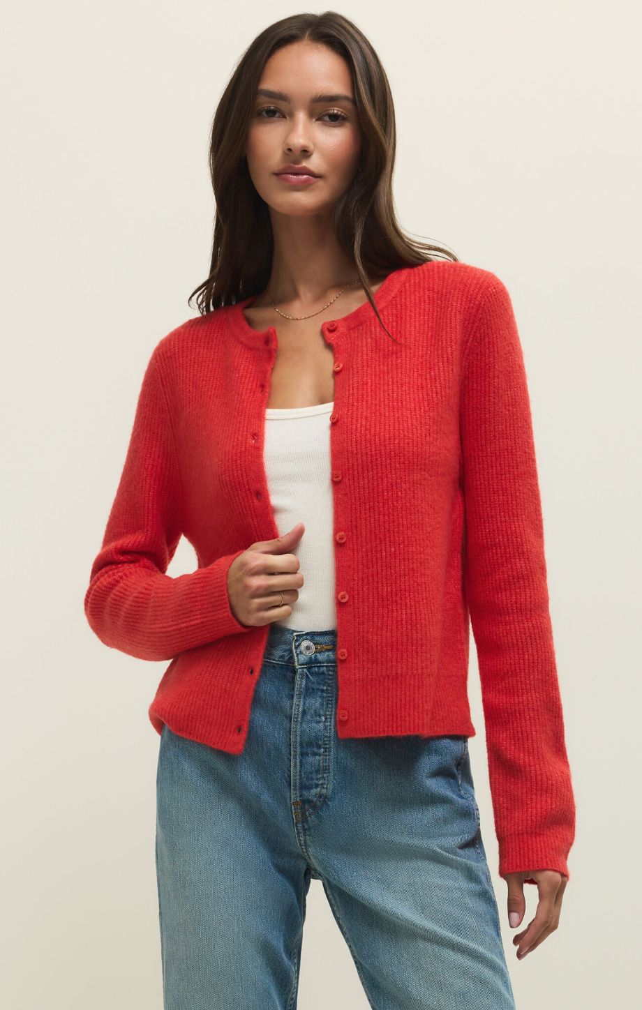 Medina Rib Cardigan-Sweaters-Uniquities