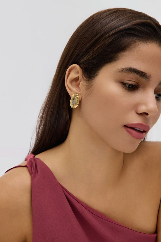 Antonella Stud Earrings-Jewelry-Uniquities