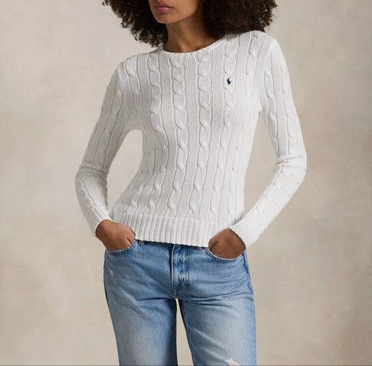 Julianna Cable Knit Sweater-Sweaters-Uniquities