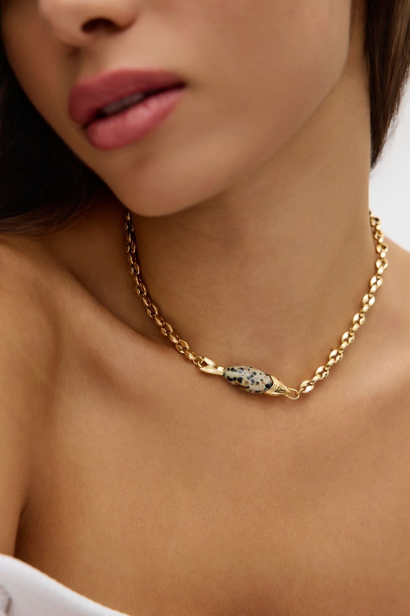 Riba Fish Necklace-Jewelry-Uniquities