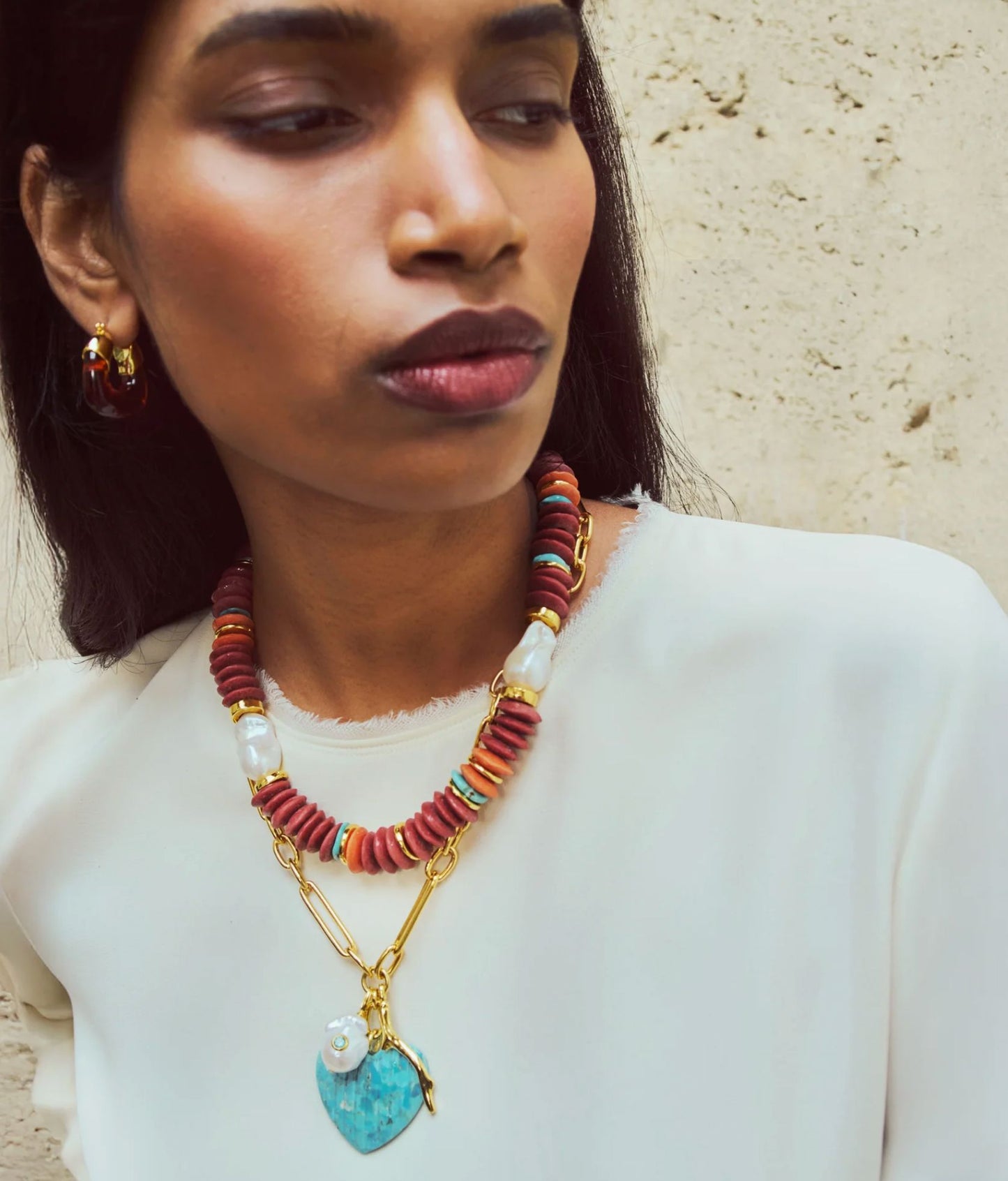 Floria Heart Necklace-Jewelry-Uniquities