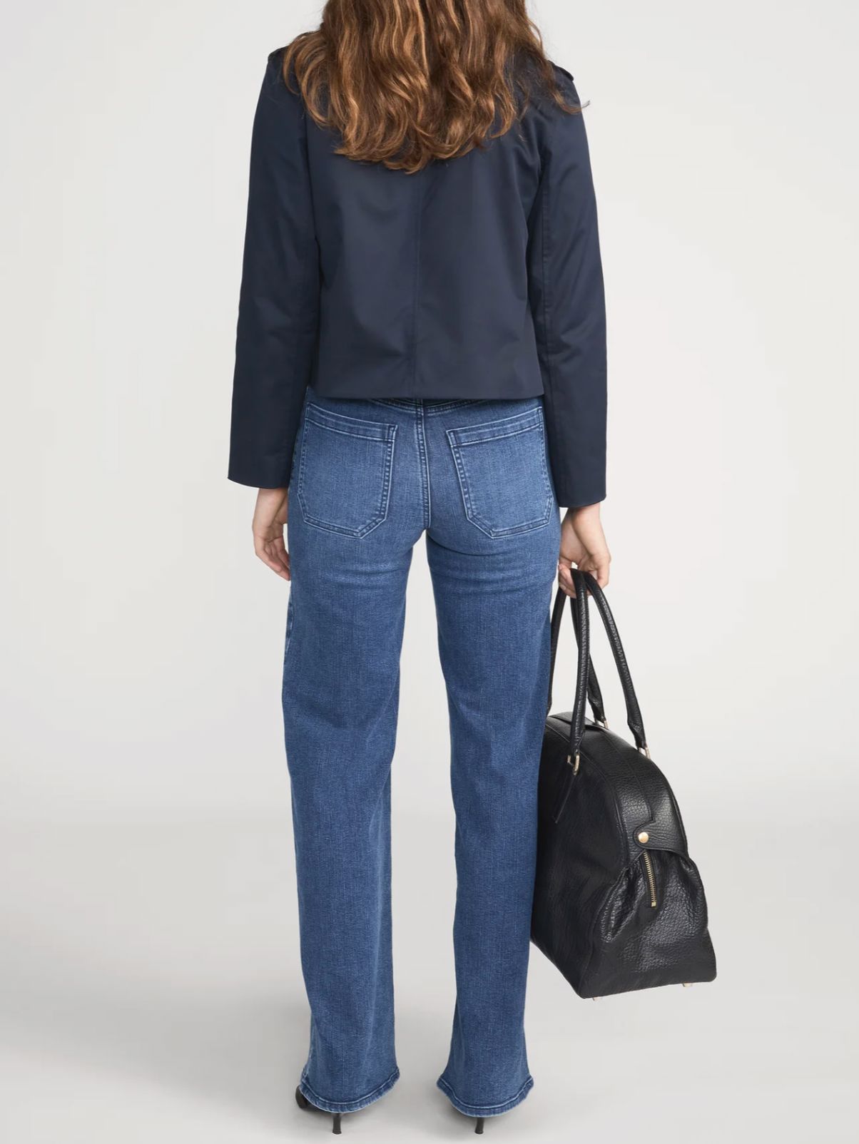 Le Slim Palazzo Modernist Pocket Jeans-Denim-Uniquities