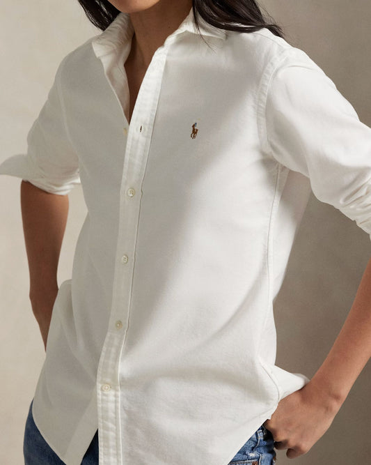 Oxford Button Up Shirt-Tops/Blouses-Uniquities