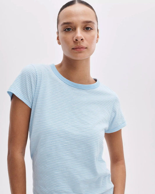 Slub Striped Tee-Tee Shirts-Uniquities