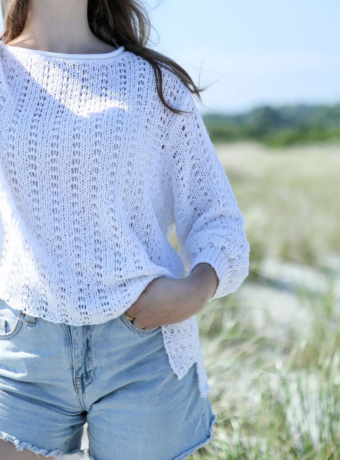 Mia 3/4 Sleeve Sweater-Sweaters-Uniquities