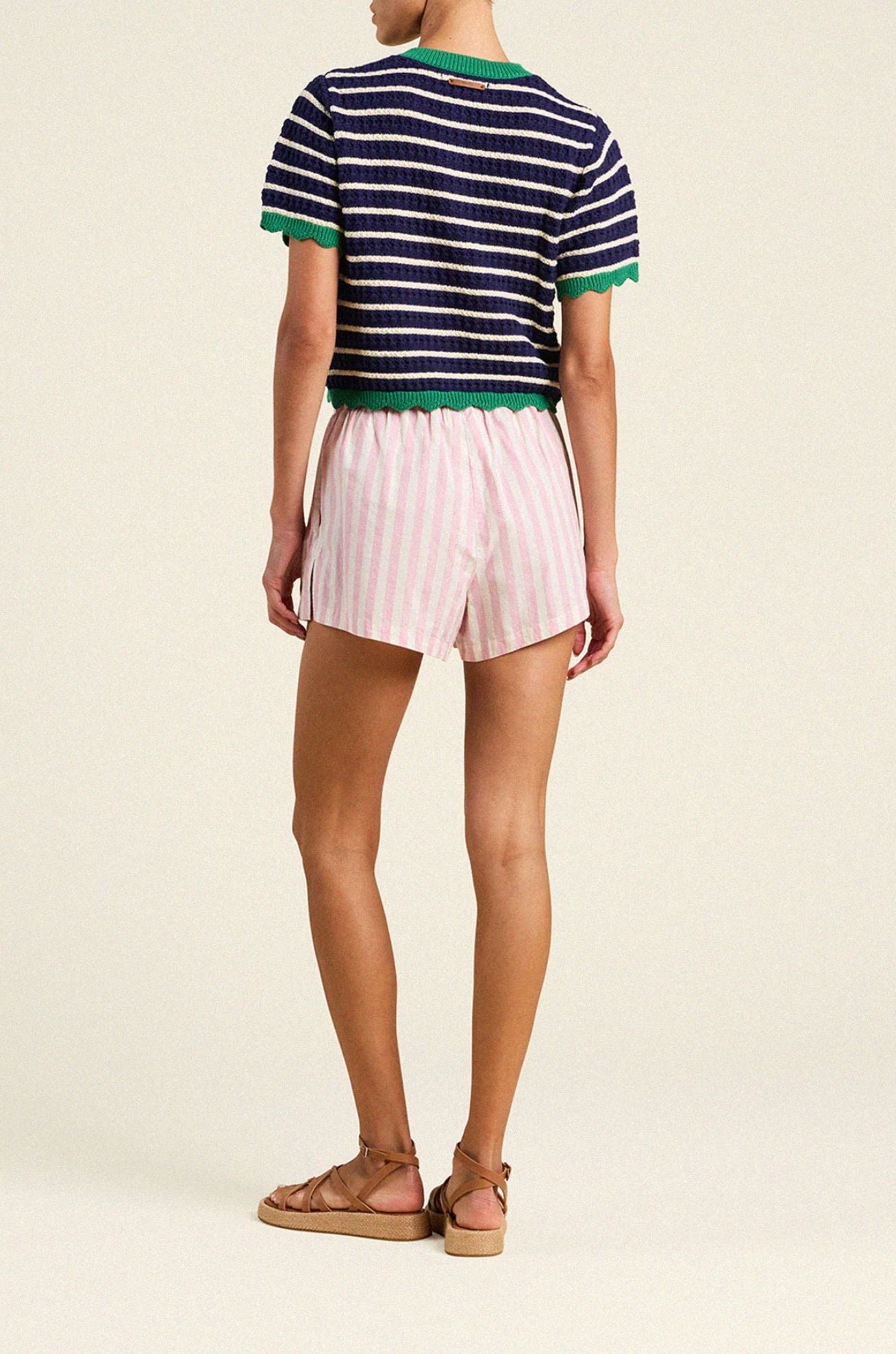 Aurora Short Sleeve Cardigan-Sweaters-Uniquities