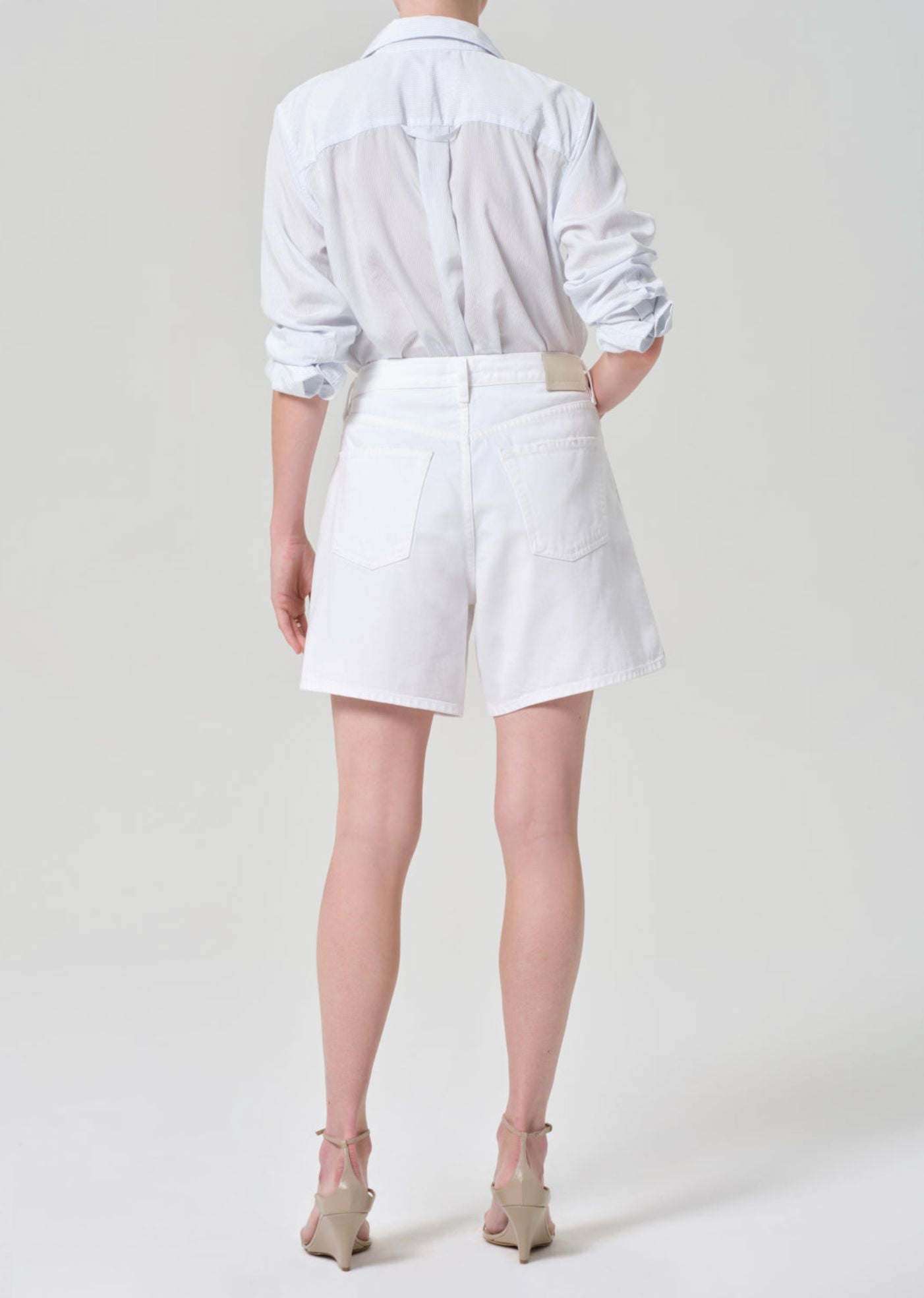 Brynn Drawstring Short-Denim-Uniquities